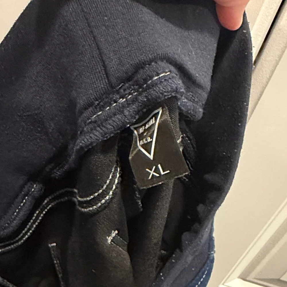 Dark Blue Denim Skirt - Picture 2 of 2
